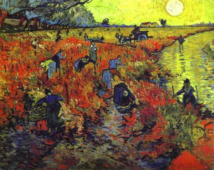 Vincent Van Gogh The Red Vineyard oil painting image